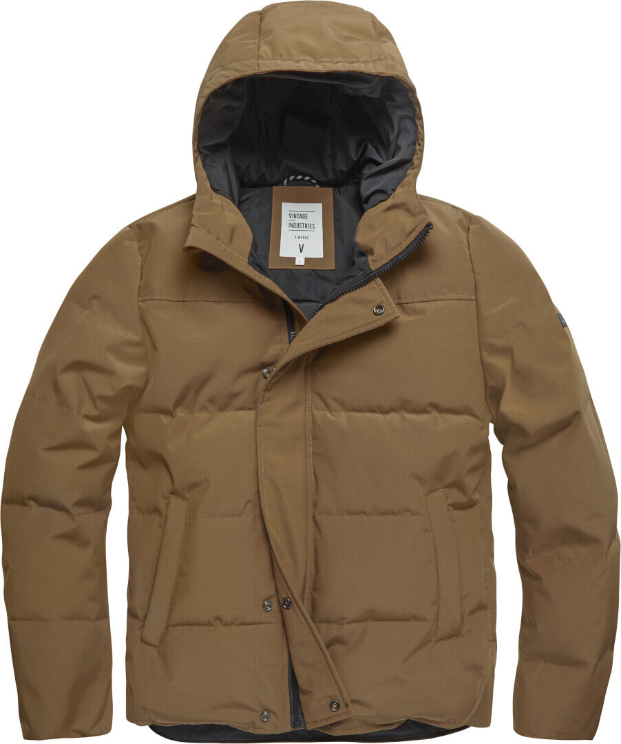 

Куртка Vintage Industries Zander, коричневая, Коричневый, Куртка Vintage Industries Zander, коричневая