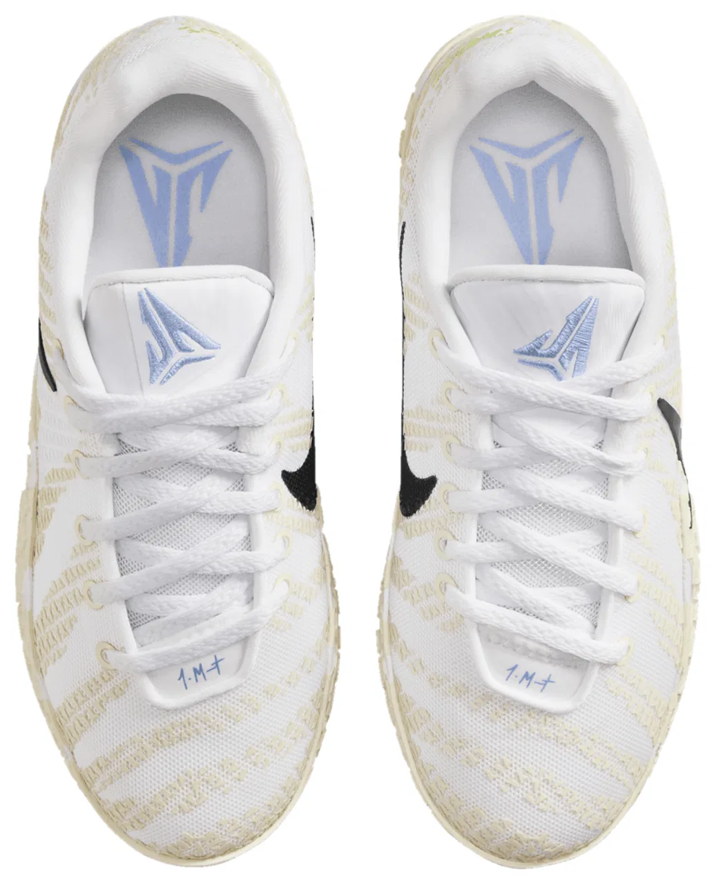 Детские кроссовки для мальчиков с пеной ZoomX Nike Ja 3, Nike, White Black Coconut Milk — фото 4