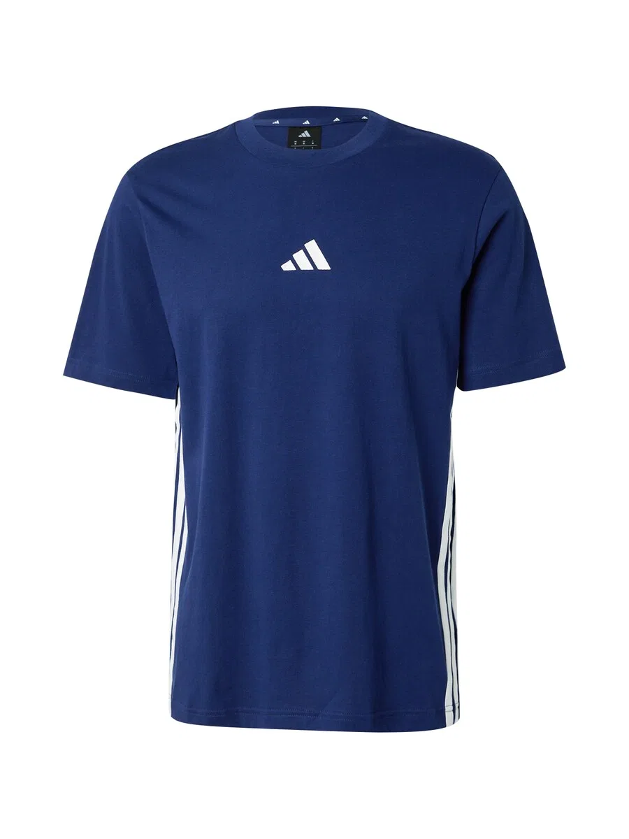 Футболка ADIDAS PERFORMANCE темно-синего цвета