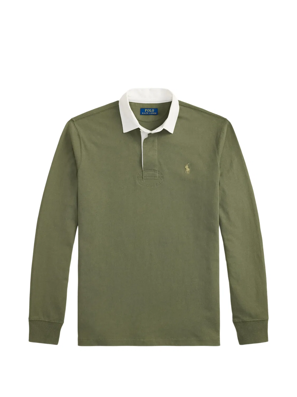 Регбийная рубашка поло из хлопка Polo Ralph Lauren, зеленый