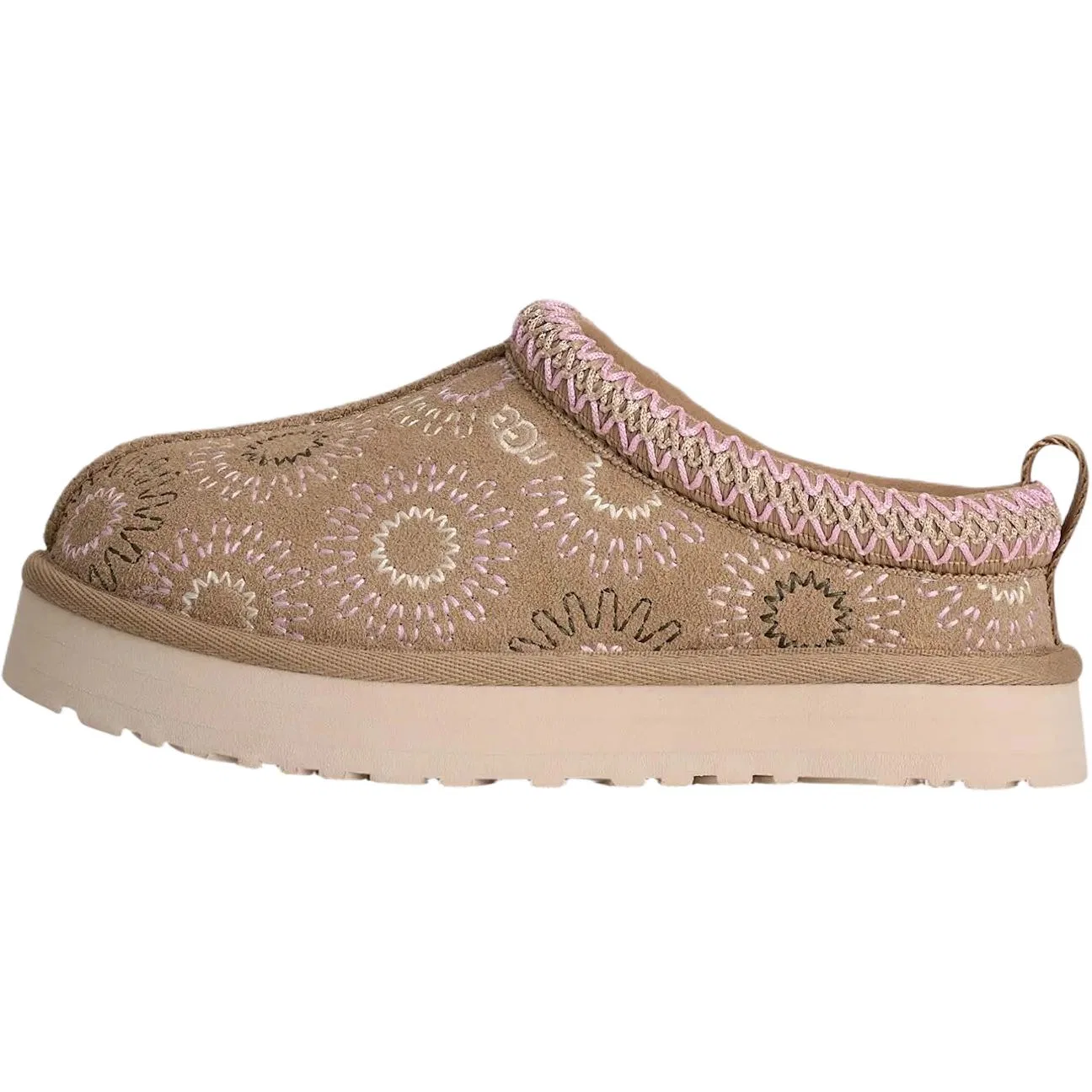 Детские уличные тапочки из замши UGG Tazz, Light Khaki