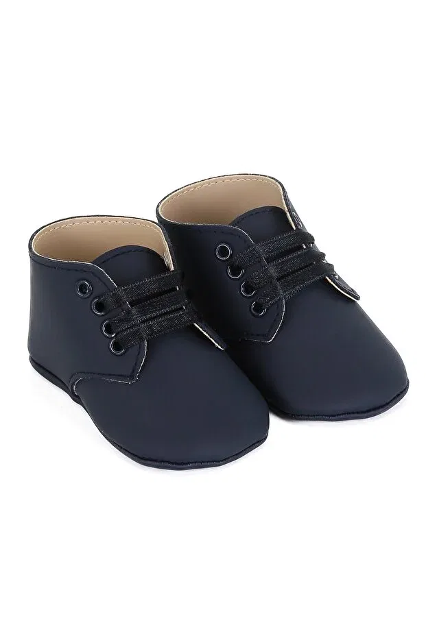 Детские туфли для мальчиков с коротким каблуком Sirri, Navy Blue — фото 4