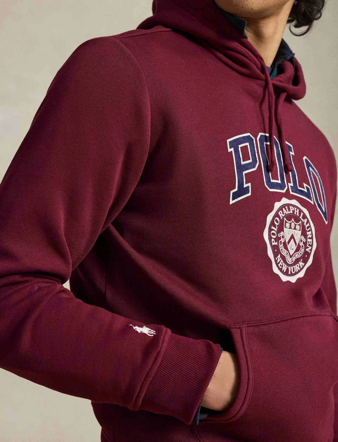 Толстовка с капюшоном Polo Ralph Lauren, Bordeaux — фото 4