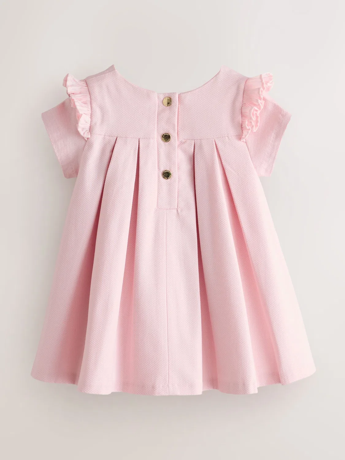 Платье плиссированное с бантом Baker by Ted Baker, розовое — фото 2