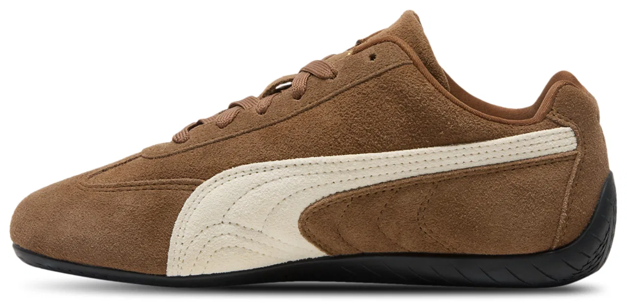 Кроссовки для девочек Speedcat PUMA, цвет Frosted Ivory/Haute Coffee — фото 2