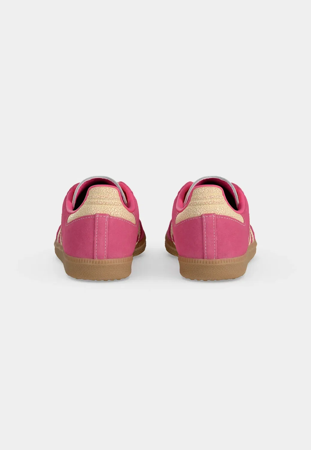 Samba og унисекс - кроссовки Adidas Originals, Pink Fusion/Warm Vanilla — фото 4