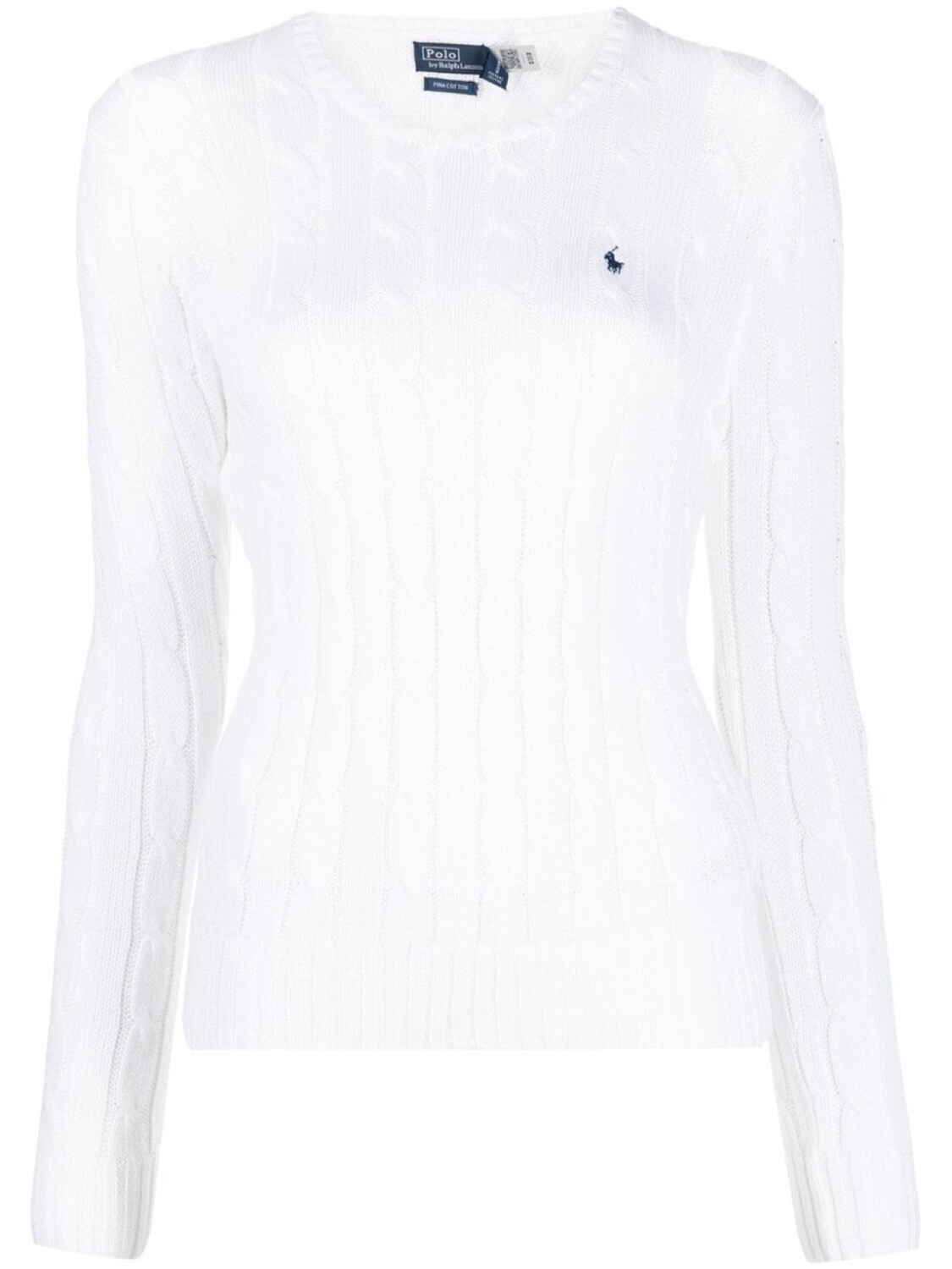 

Polo Ralph Lauren джемпер Julianna фактурной вязки, белый