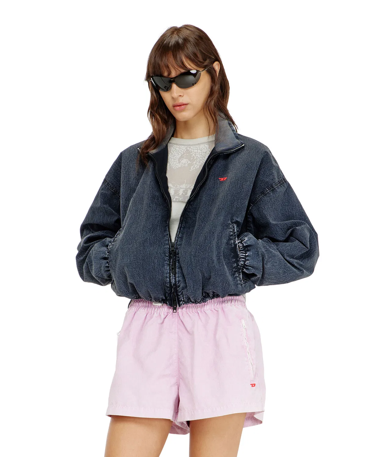 Женская куртка из нейлона G-LEAMER DIESEL, Black