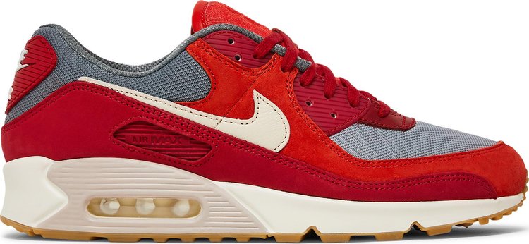 Кроссовки Nike Air Max 90 Premium 'Gym Red', красный - фото