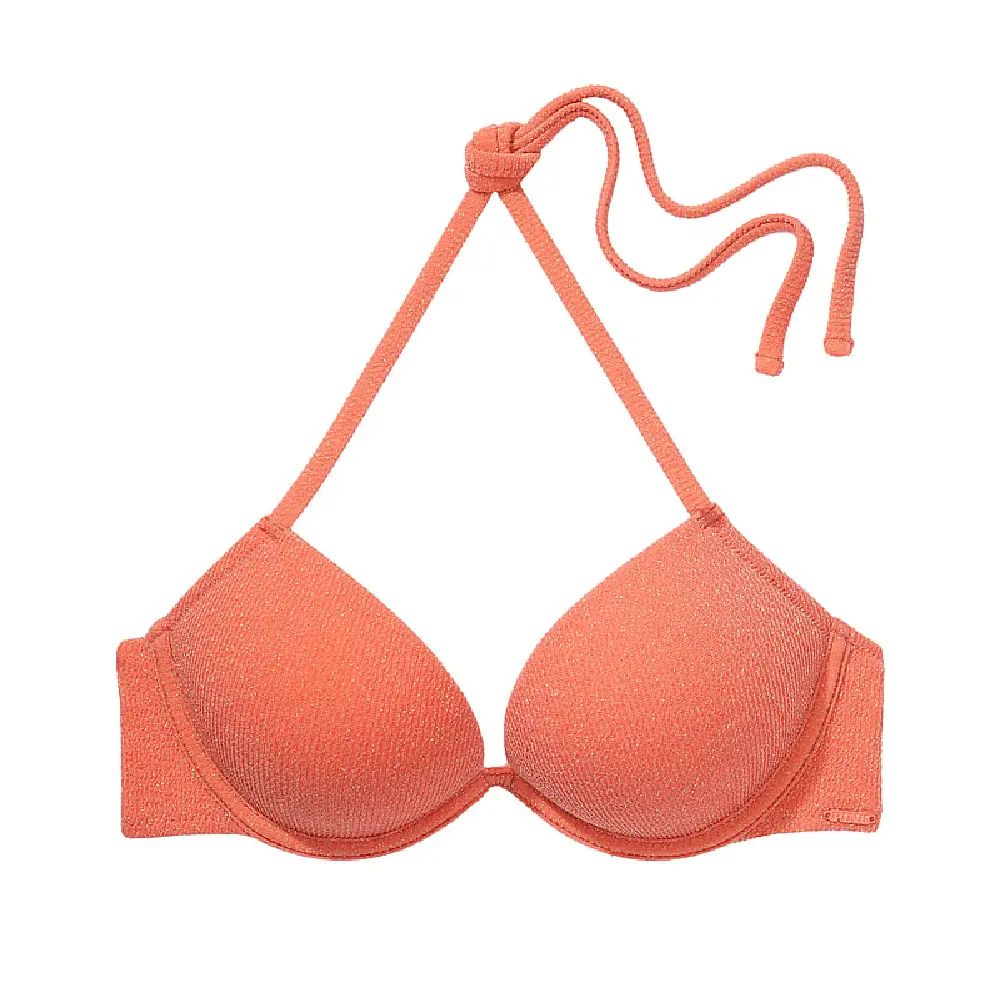 

Лиф бикини Victoria's Secret Pink Super Push-up, коралловый