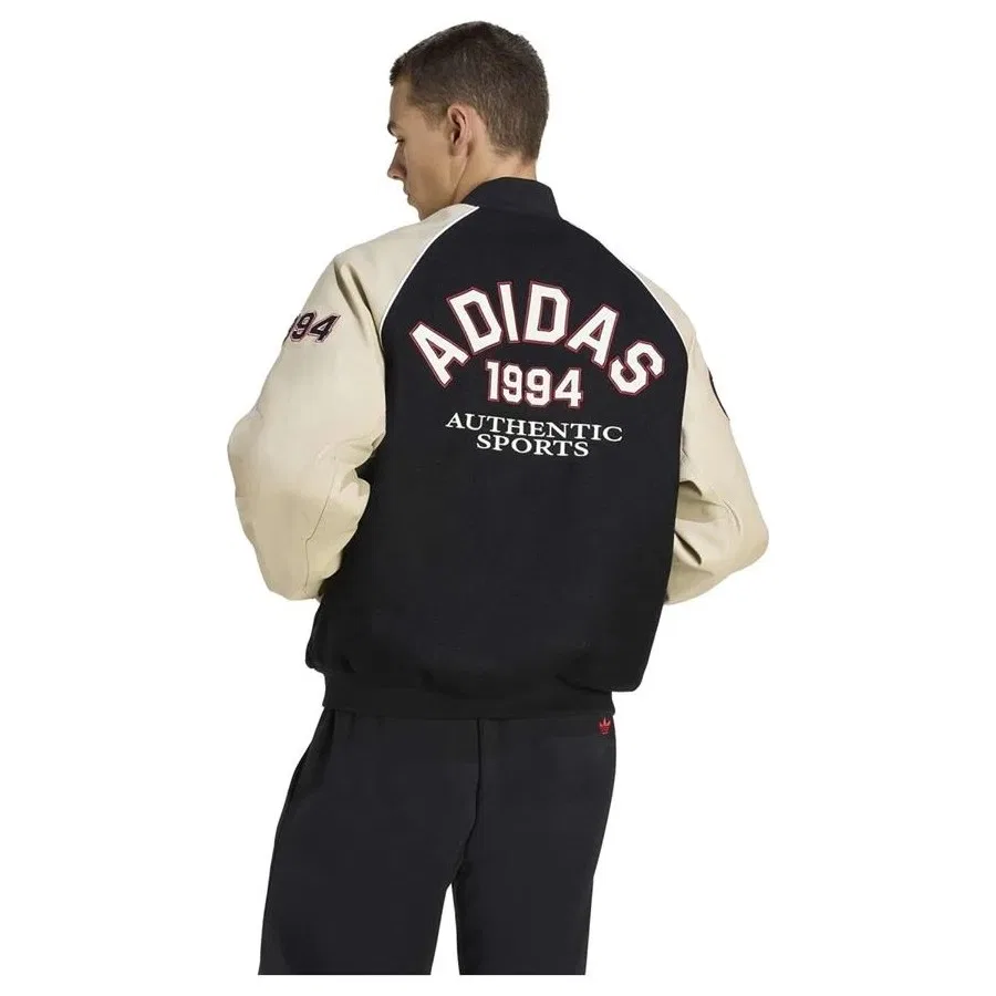 Мужская куртка с капюшоном adidas JKT KE2243, Черный — фото 2