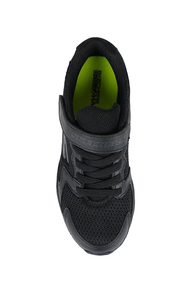 Детские кроссовки для девочек текстильные Go run 400 intrepid unisex children's shoes 998204l-bbk Skechers, Black — фото 3