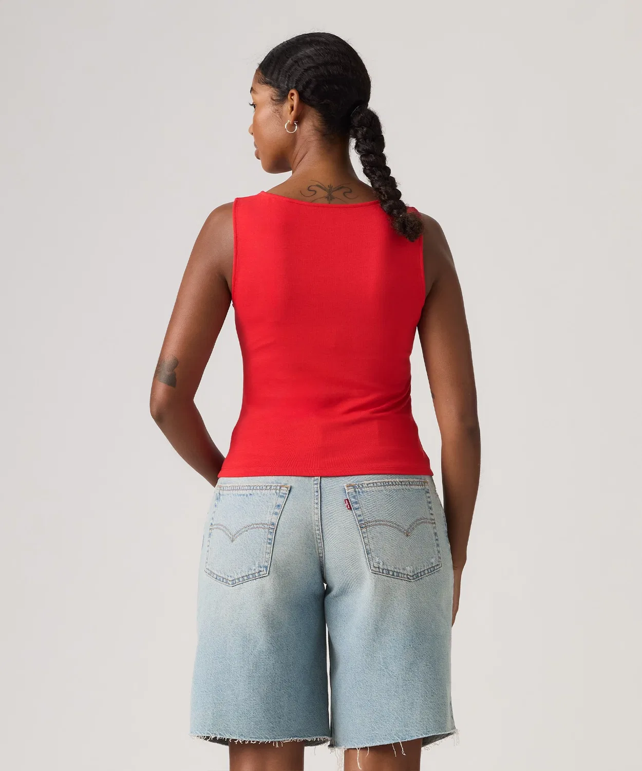 Женский топ без рукавов с лодочным вырезом Blair Levi's, Red — фото 3