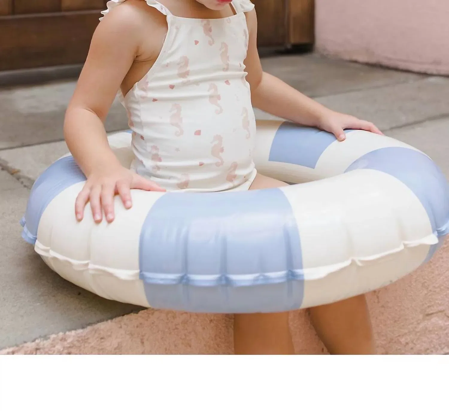 Детский купальник с принтом Positano One Piece Rylee + Cru, Seahorses