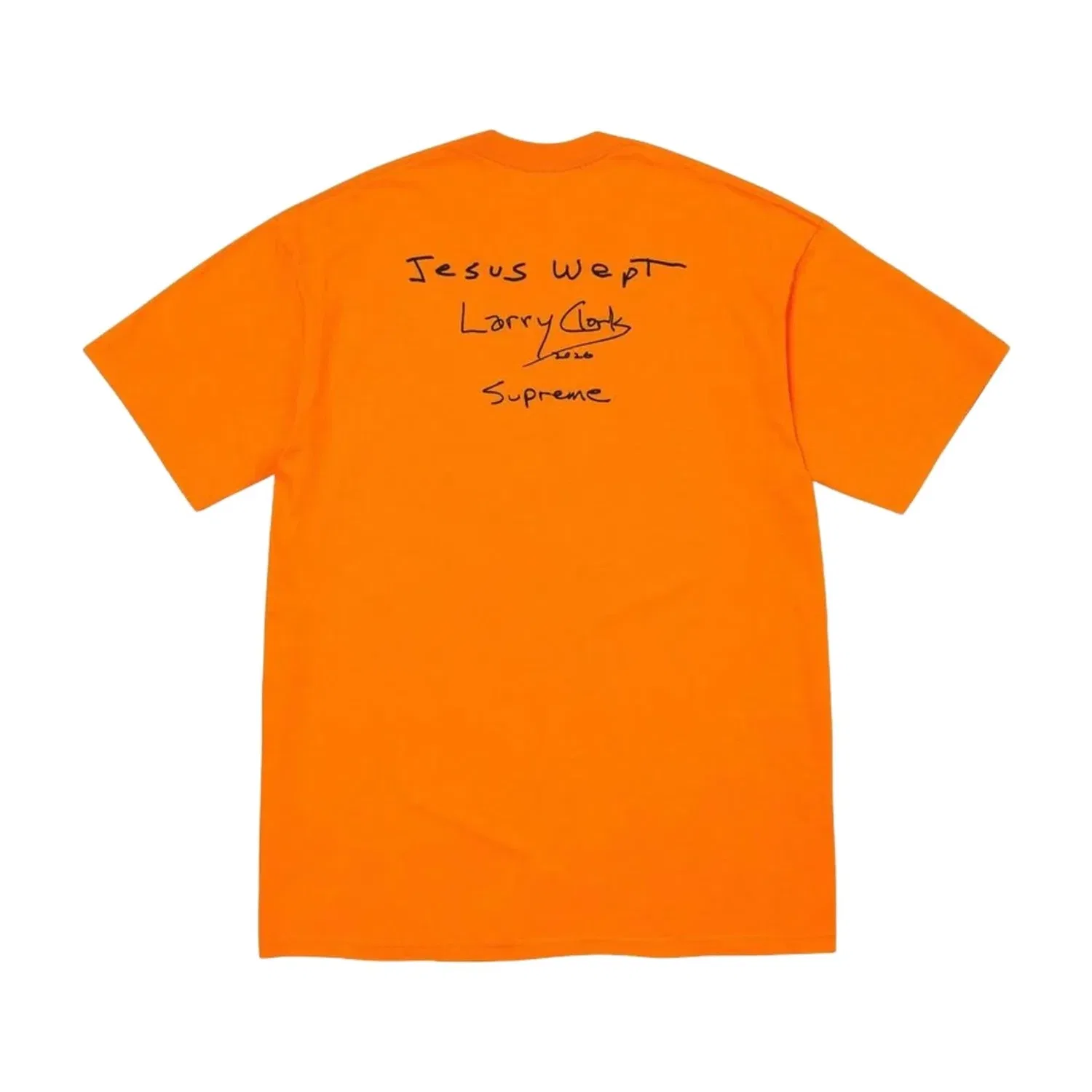 Мужская футболка Larry Clark FW26 G*n T-Shirt 'Orange' Supreme, оранжевый — фото 2