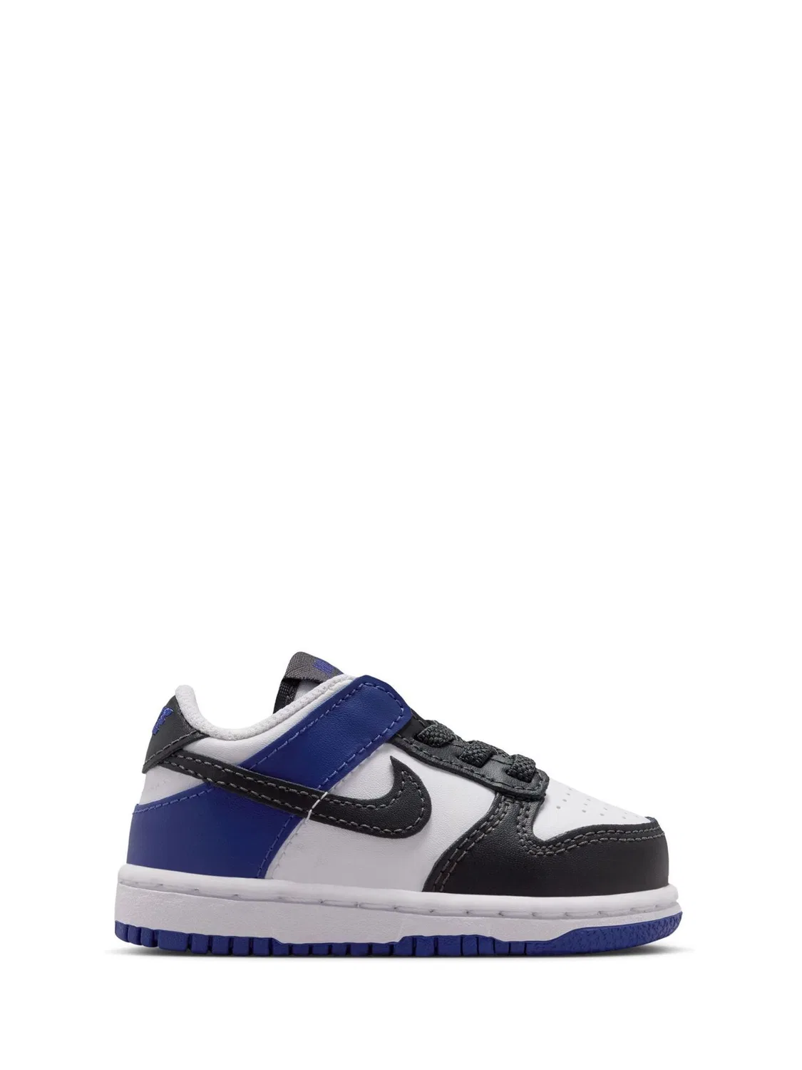 Кроссовки Nike Dunk Low, белый/черный/синий