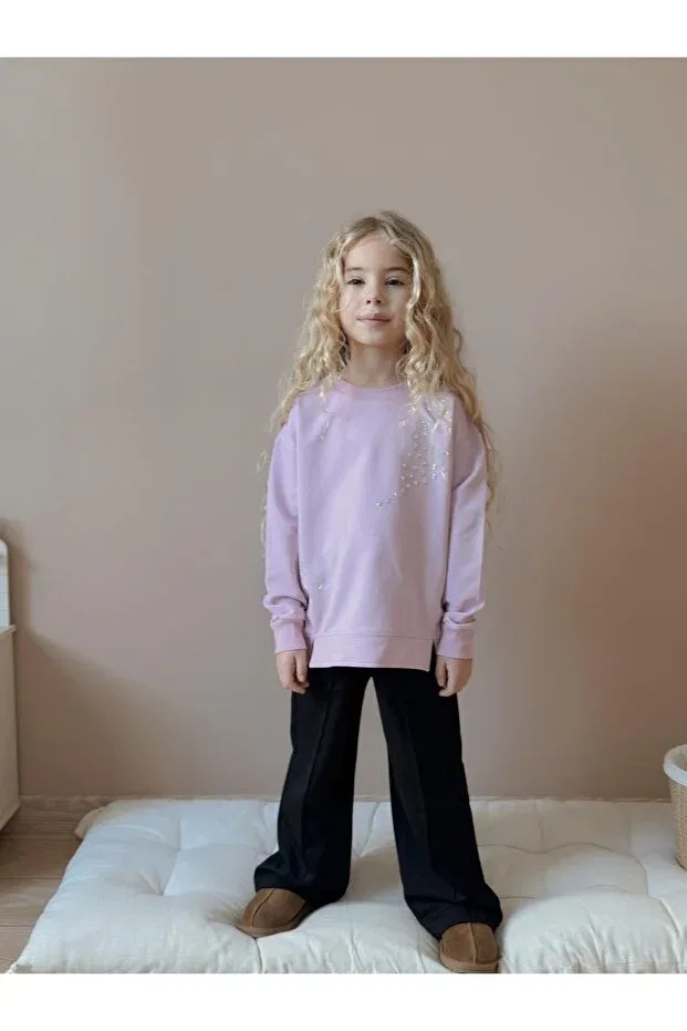 Детский спортивный комплект для девочек с принтом Star Stone Carla Mara, Pink