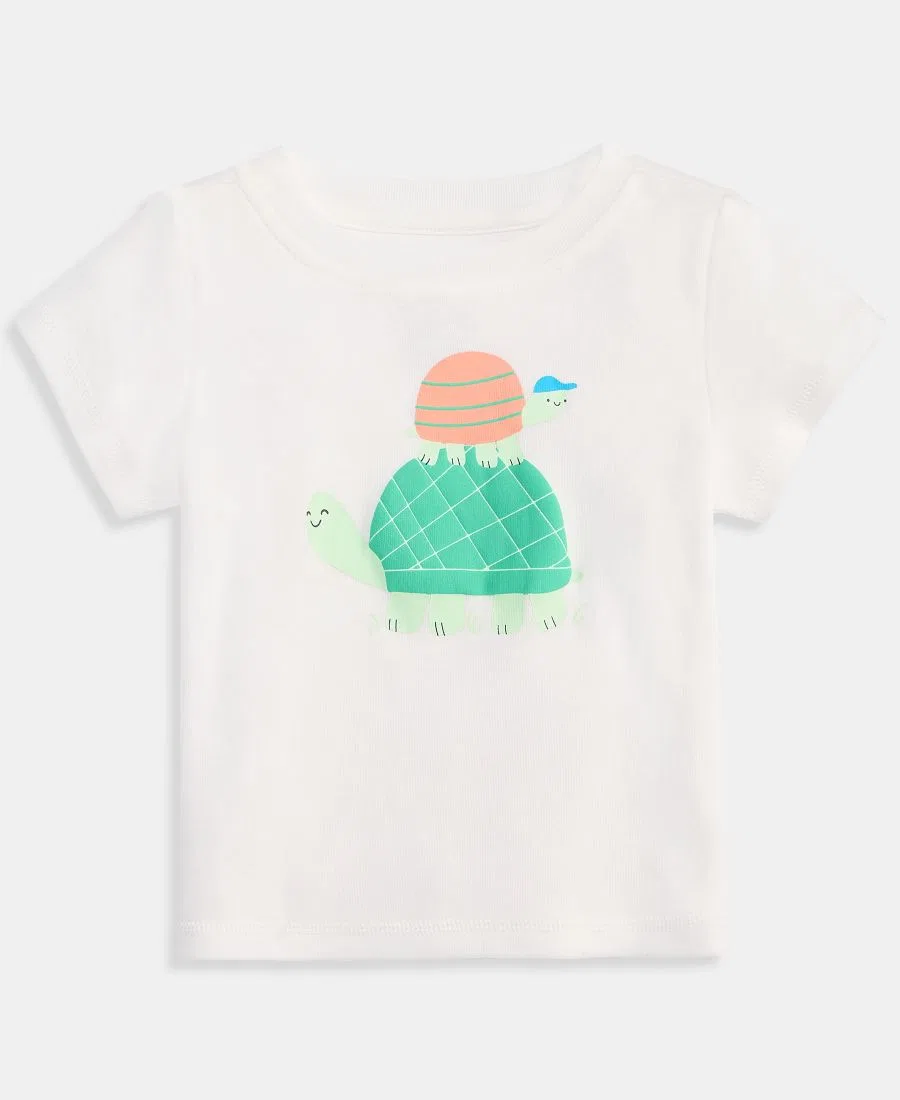 Футболка с принтом черепах Turtle Buddies First Impressions, Angel White