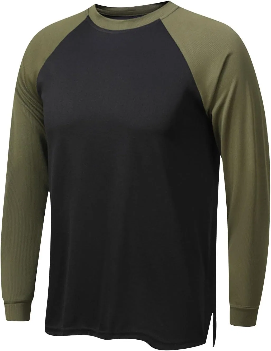 Мужская футболка с длинным рукавом Regular Fit Generic, Army Green