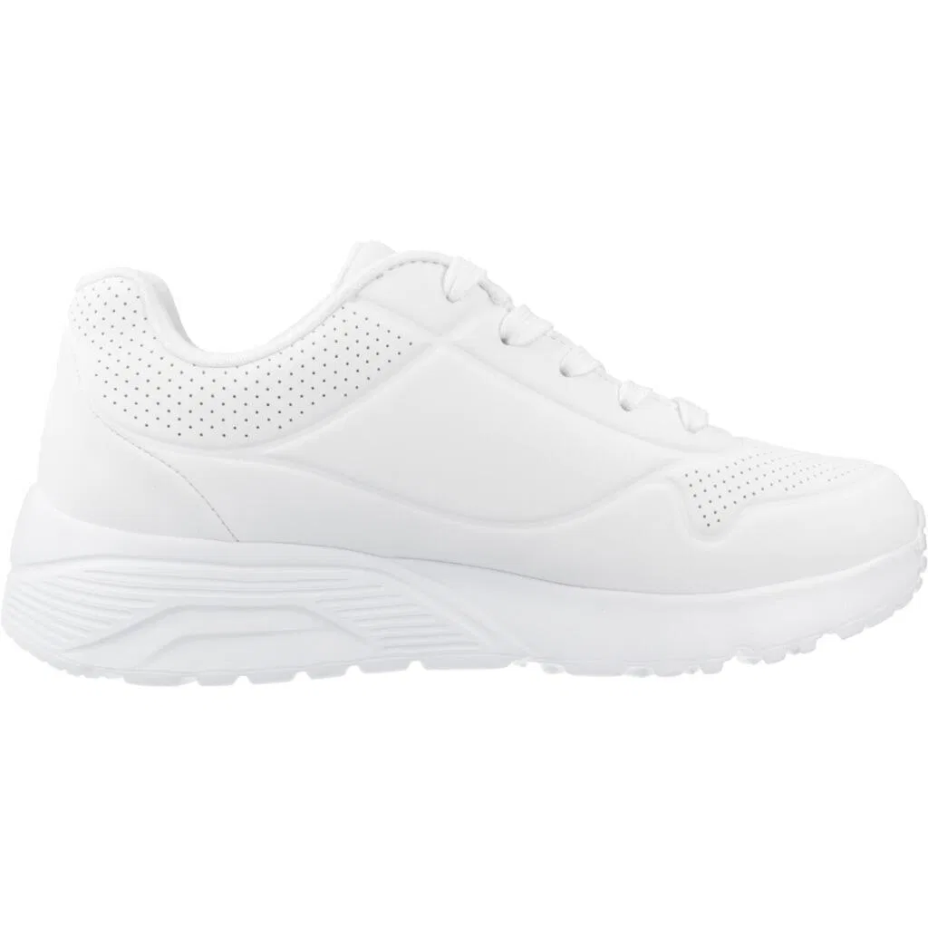 Детские кроссовки для девочек с принтом Uno Lite Metallic Joy Skechers, Bunt — фото 4