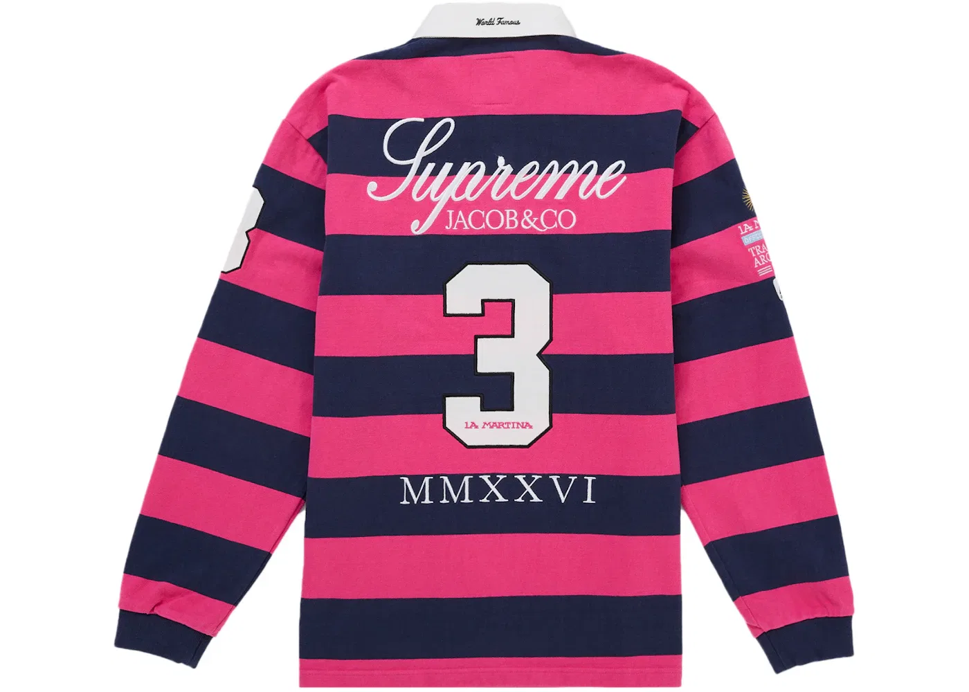 Мужская рубашка-регби полосатая Rugby Supreme, Stripe — фото 2