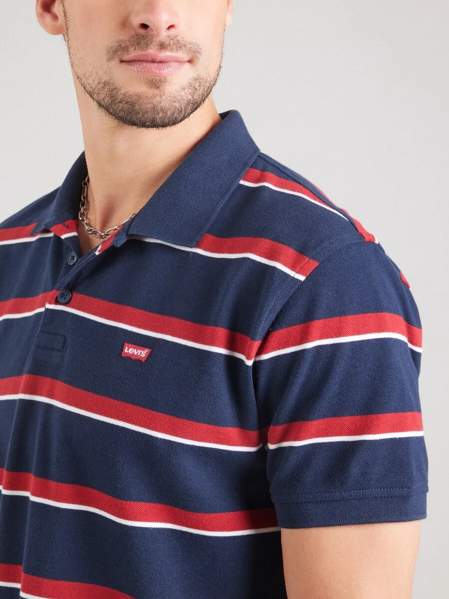 Рубашка LEVI'S 'Housemark Polo Shirt' цвета морской синевы — фото 2