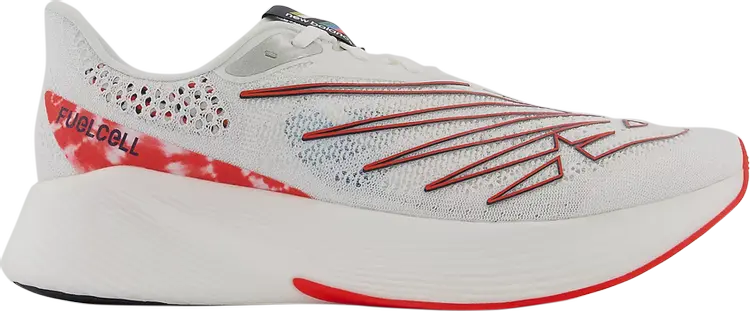 

Кроссовки New Balance FuelCell RC Elite v2 'White Neo Flame', белый