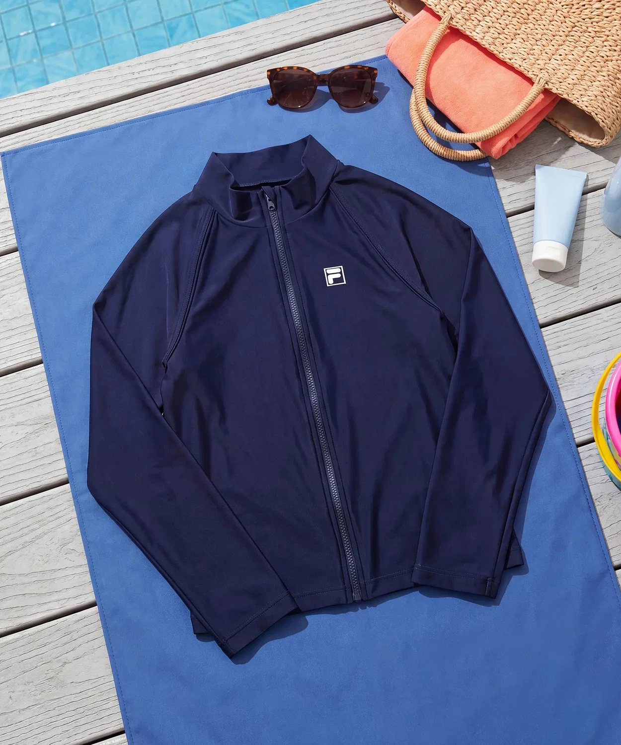 Детский рашгард с длинным рукавомFILA, Navy