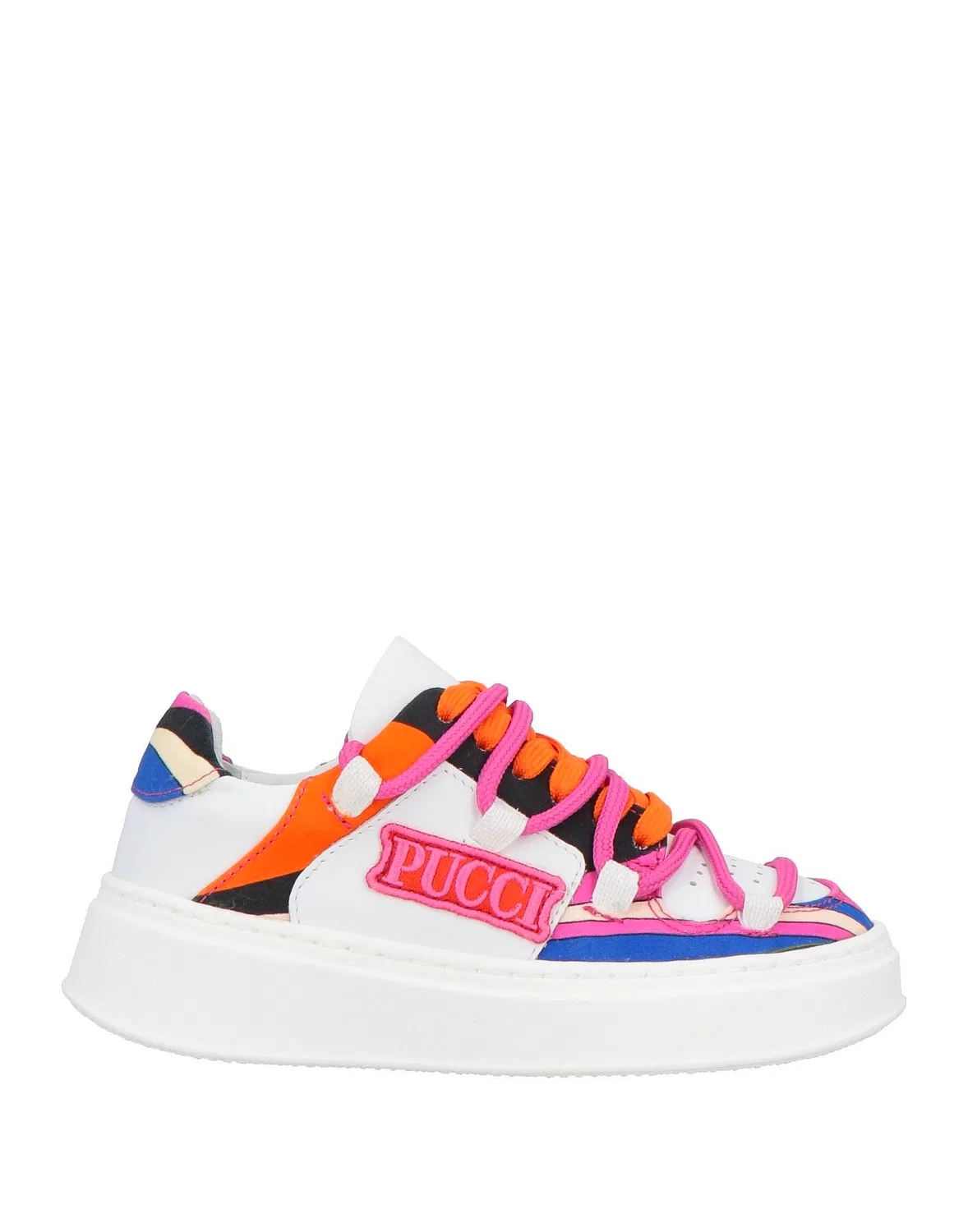 Детские кроссовки для девочек кожаные Pucci, белый