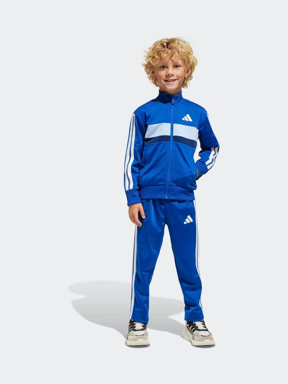 Спортивный костюм Tiberio 3-Stripes adidas, синий