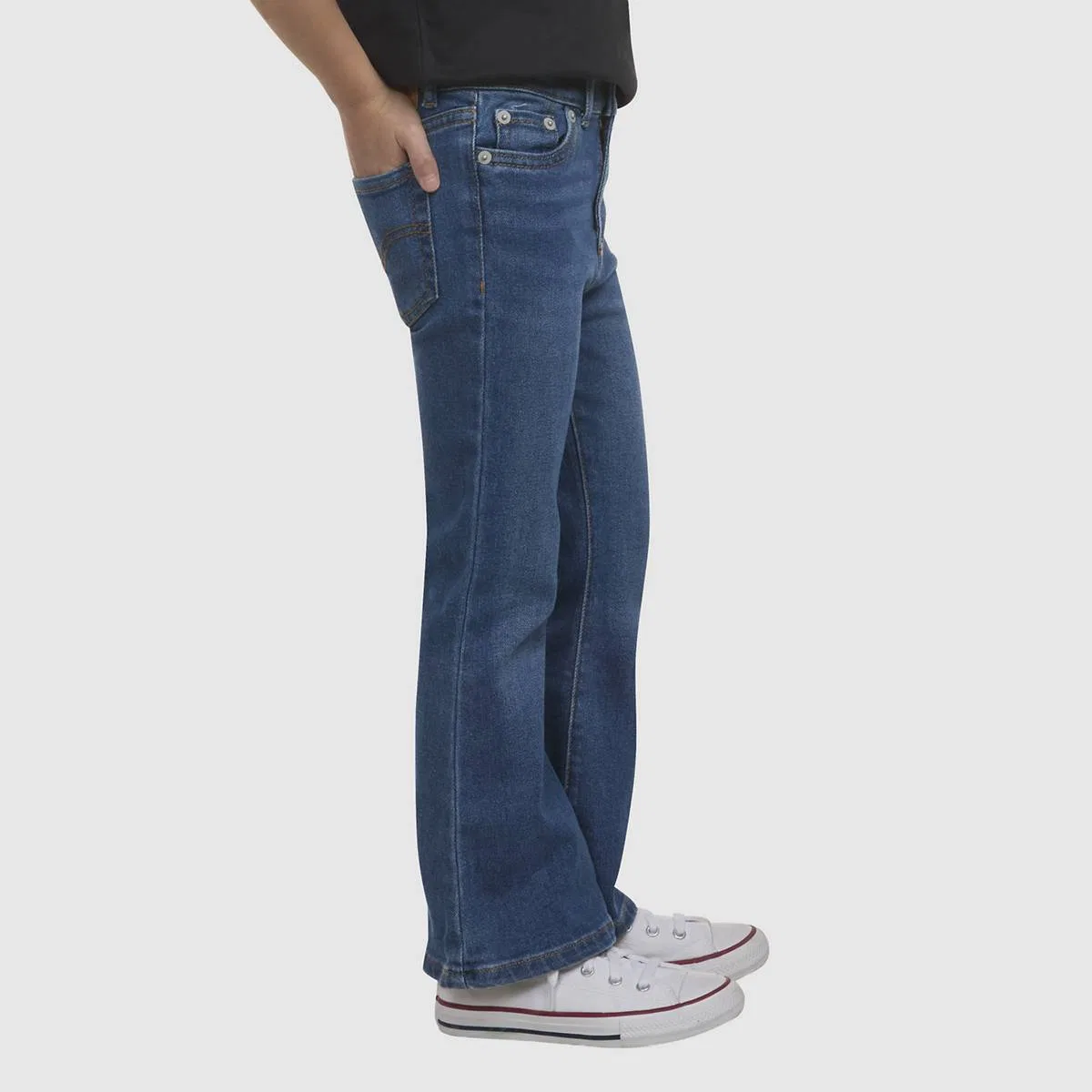 Джинсы-Клеш с высокой посадкой 726 для девочек 4-6 размера Levi's, Double Talk - Dark Wash — фото 3