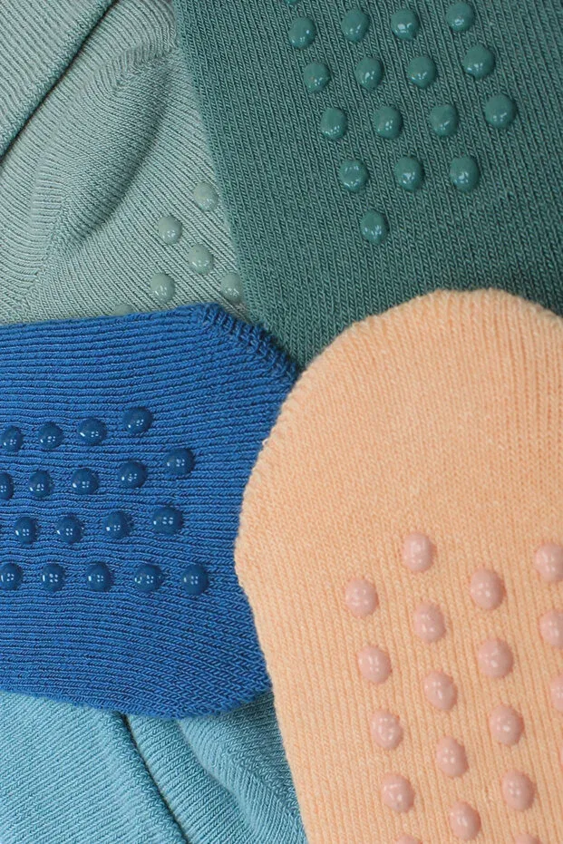 Детские носки хлопковые 5 шт Mem Socks, Turquoise Shades — фото 3