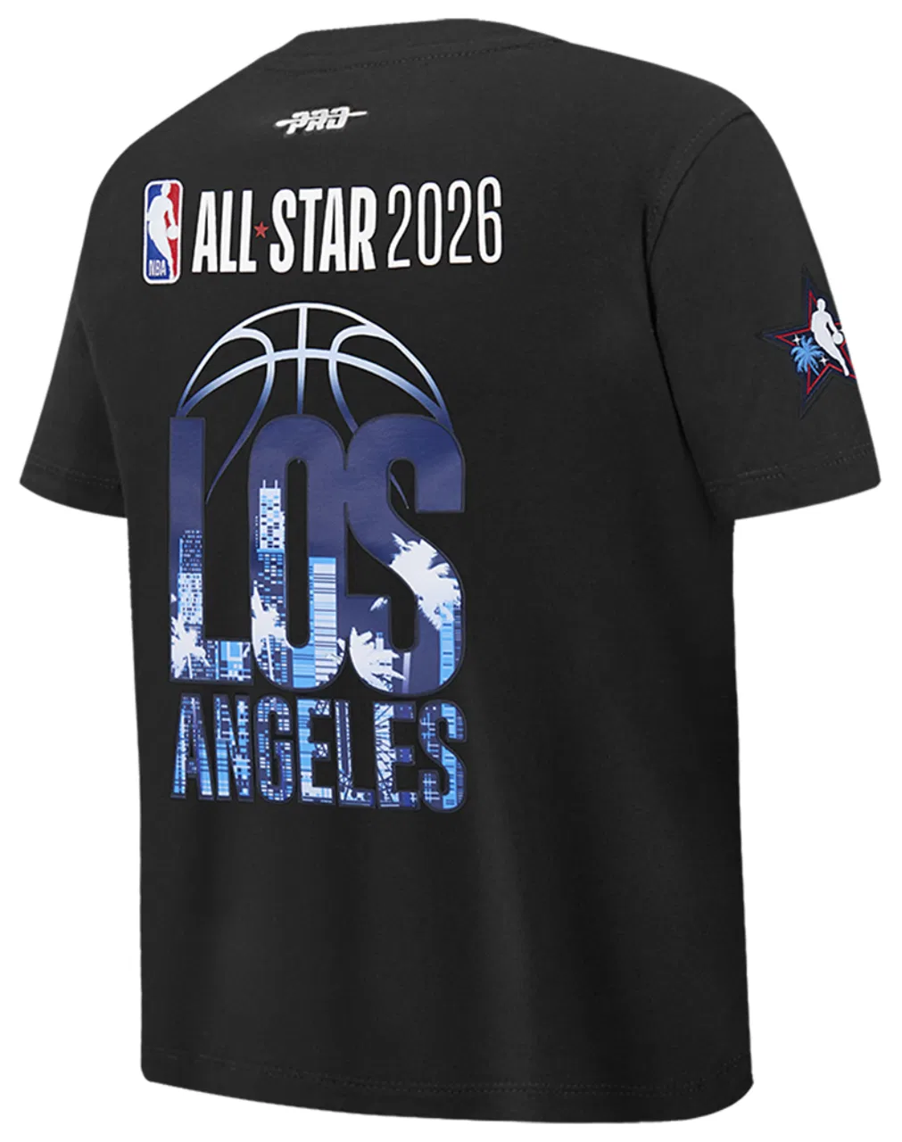 Футболка для мальчиков NBA All Star 2026 Pro Standard, черный/синий — фото 4