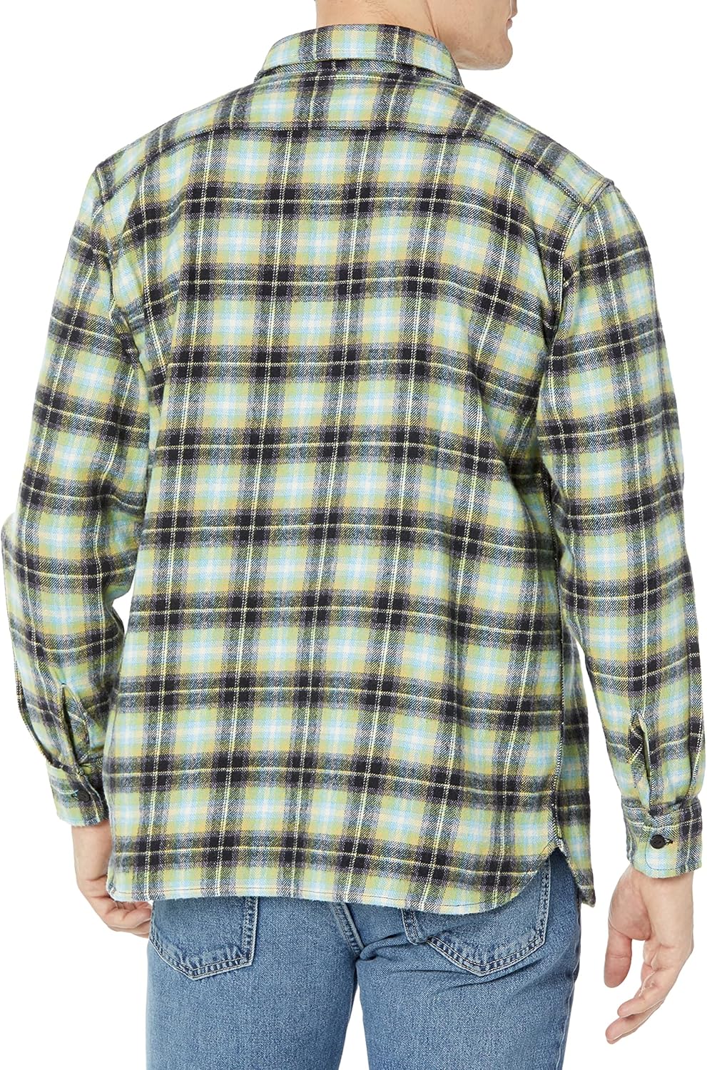 Мужская классическая рабочая рубашка Levi's с длинным рукавом, Warm Olive — фото 2