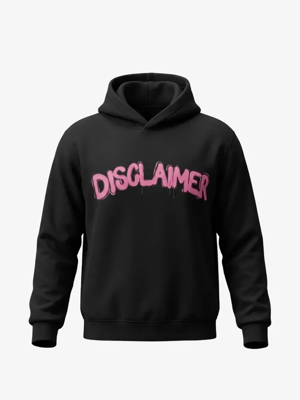 Худи с логотипом DISCLAIMER, черный