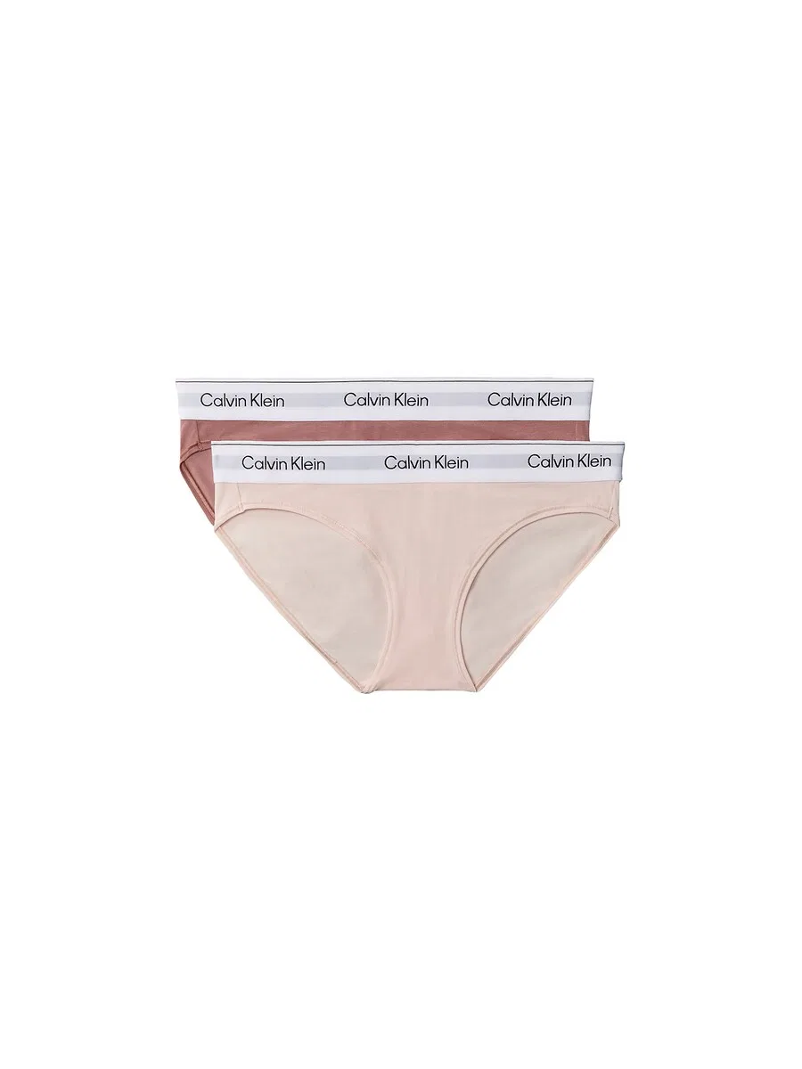 Трусики Calvin Klein фиолетового и светло-розового цвета