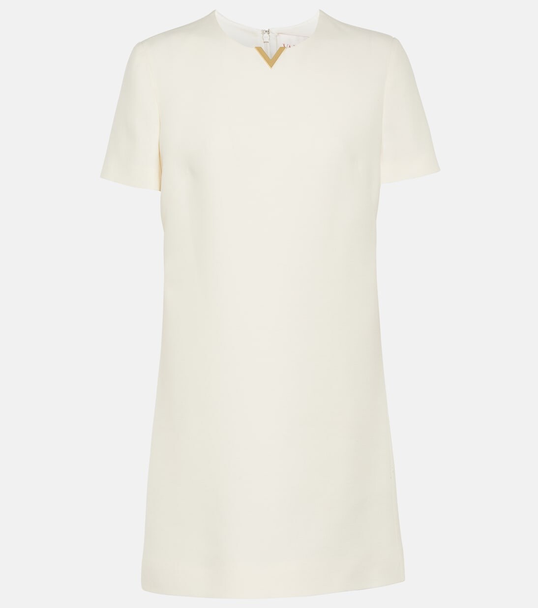 

Мини-платье из крепа couture Valentino, белый