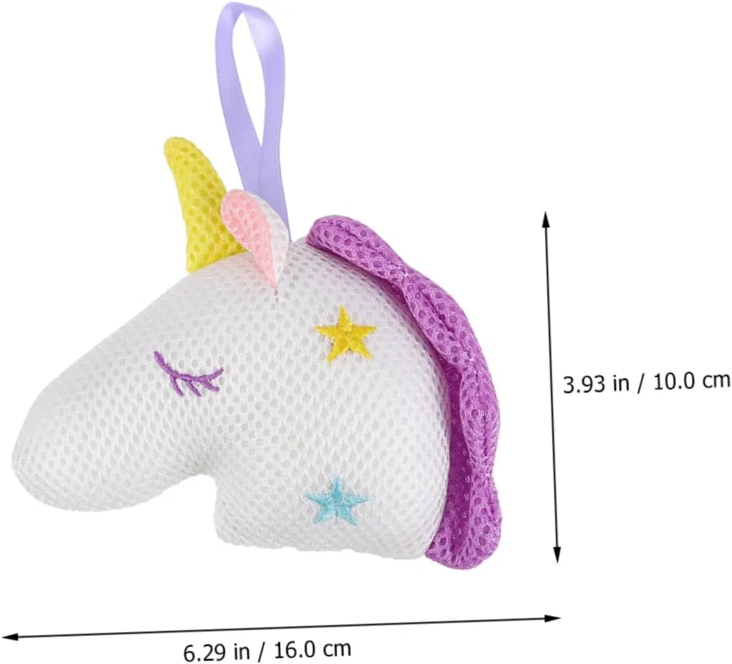 Мочалка для душа Unicorn, ARTSEWPLY, 2 шт, белый — фото 2