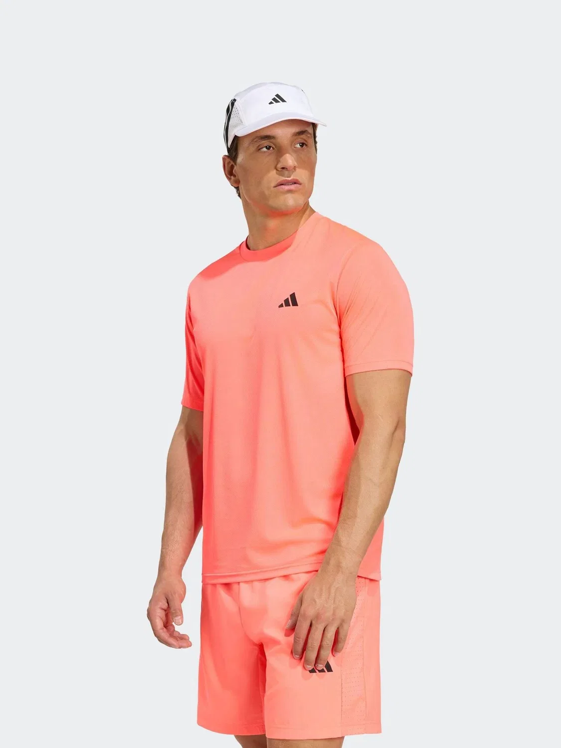 Футболка тренировочная Workout Essentials Base adidas, светло-оранжевый