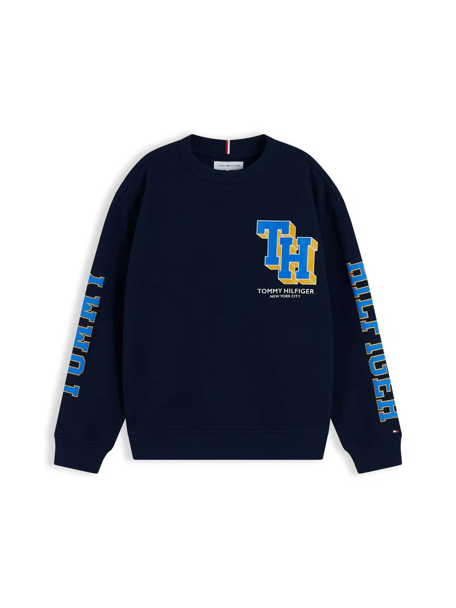 Толстовка TOMMY HILFIGER синего и темно-синего цвета