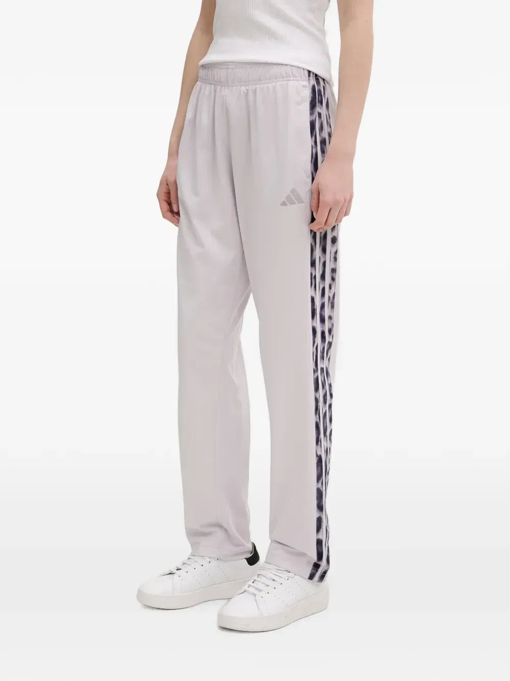 Спортивный костюм с леопардовым принтом Adidas, фиолетовый — фото 3