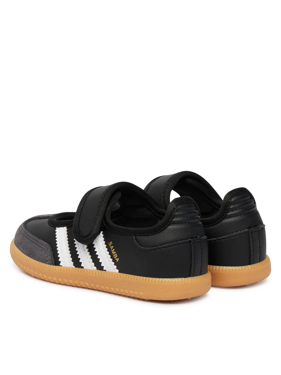 Балетки для девочки Samba Jane Adidas, черный — фото 3