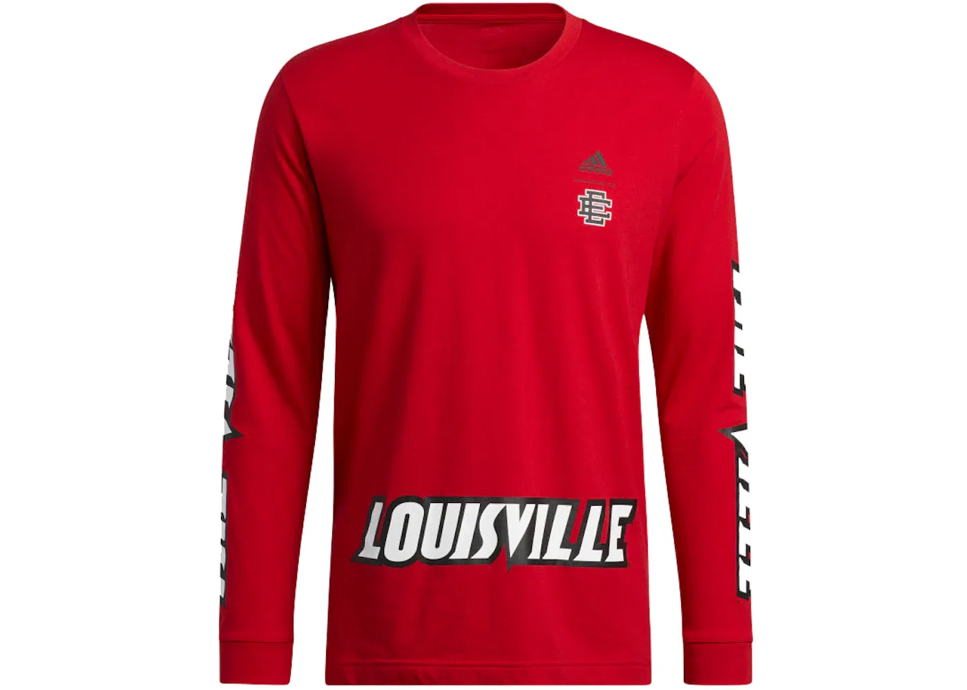 Мужская футболка с длинным рукавом Eric Madison Midnight Madness Adidas, Team Power Red