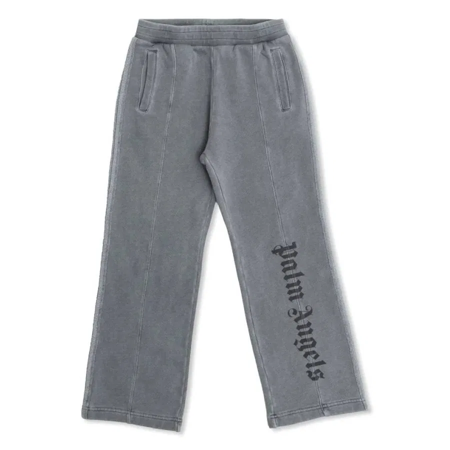 Спортивные штаны с принтом Kids Logo Print Faded Palm Angels, Grey