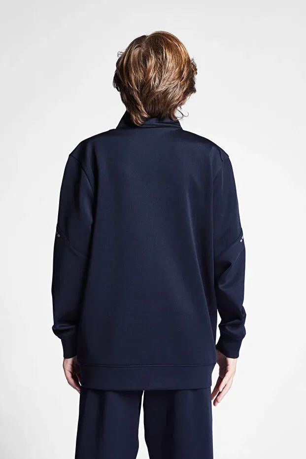 Детские свитшот для мальчиков на молнии Lescon, Navy Blue — фото 3