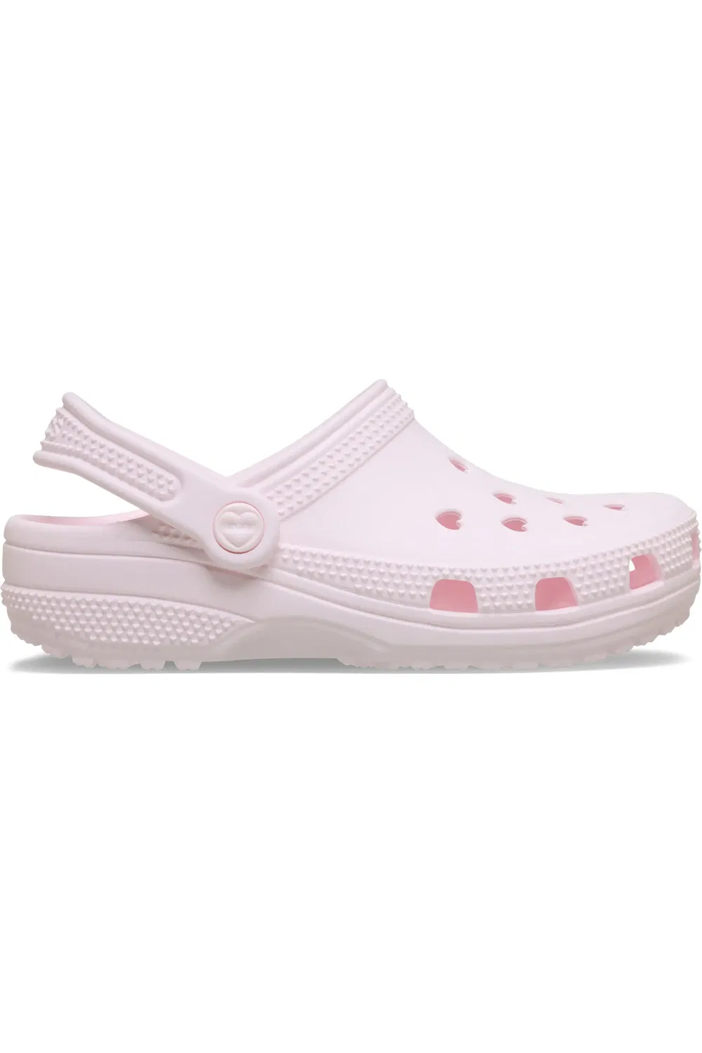 Детские сабо с вырезами-сердечками Classic Hearts Cutout Clog CROCS, Bubble Ice — фото 2