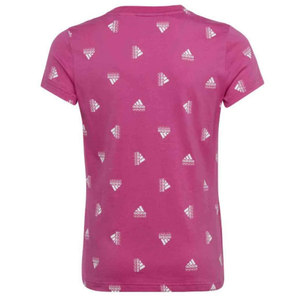 Детская футболка с принтом Brand Love Print Adidas, Rosa — фото 3