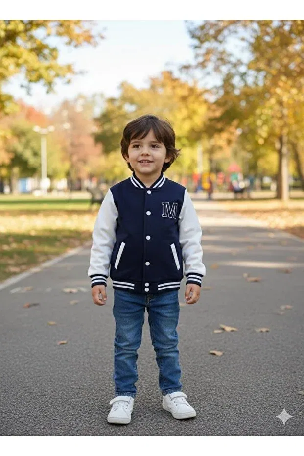 Детское пальто для мальчиков с длинным рукавом Musti Kids, Navy Blue