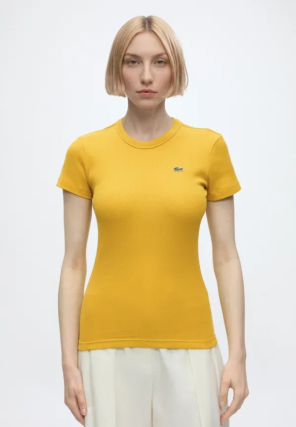 Футболка Lacoste Медовый, Классическая посадка