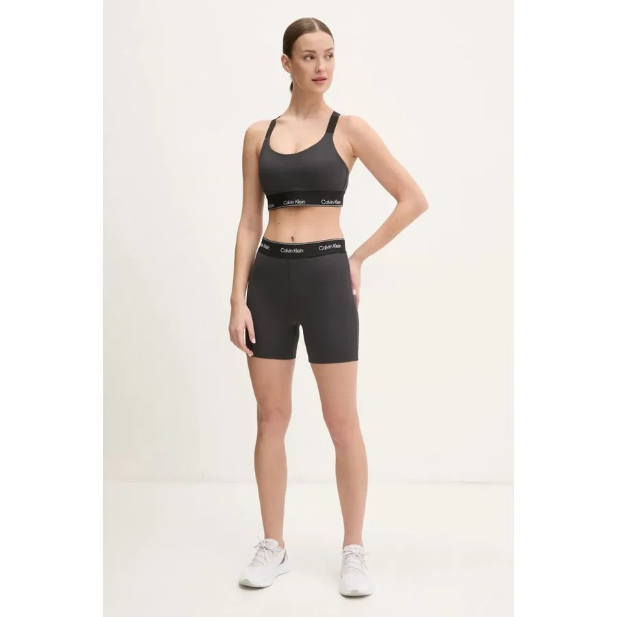 Спортивный бюстгальтер с высокой поддержкой Sports Bra High Support Calvin Klein, Черный — фото 2